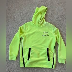 Zara Boys Hooded Sweatshirt Size 10 Lime green